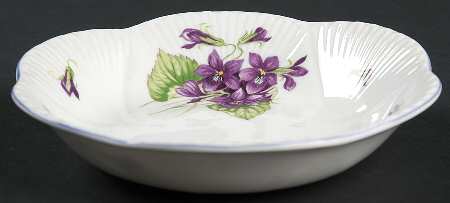 Violets (Dainty) Coupe Cereal Bowl