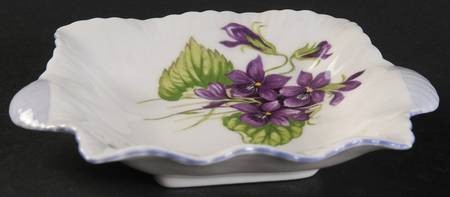 Violets (Dainty) 5" Square Sweet Meat