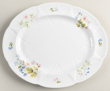 Wild Anemone 15" Oval Serving Platter