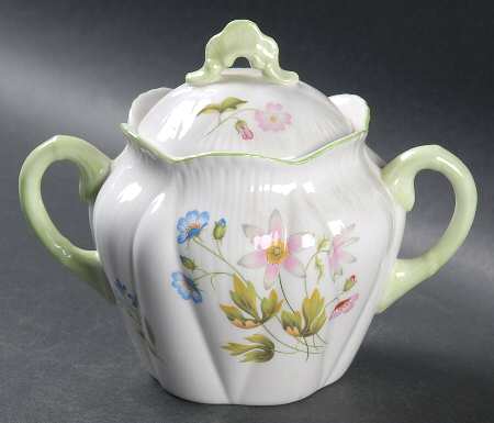 Wild Anemone Sugar Bowl & Lid