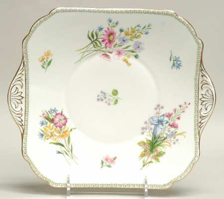 Wild Flowers (Gainsborough) Square Handled Cake Plate