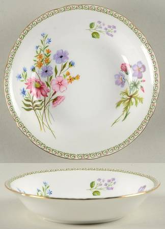 Wild Flowers (Gainsborough) Fruit/Dessert (Sauce) Bowl by Shelley