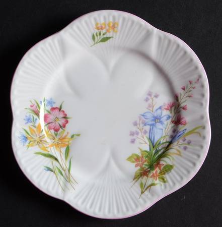 Wild Flowers (Dainty) Bread & Butter Plate