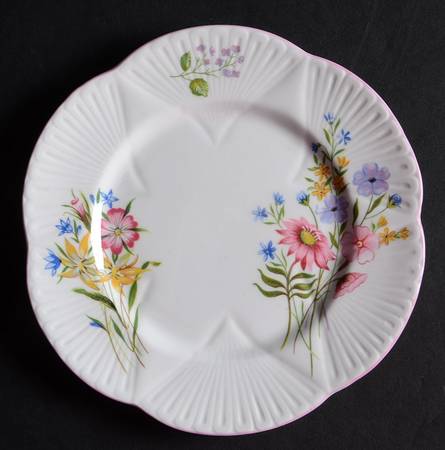 Wild Flowers (Dainty) Bread & Butter Plate