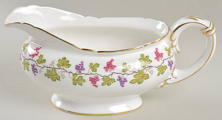 Wine Grape Gravy Boat
