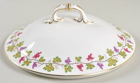 Wine Grape Lid for Round Vegetable