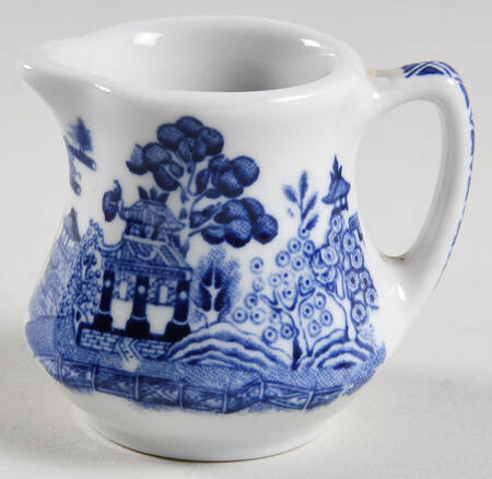 Blue Willow Blue Individual Creamer