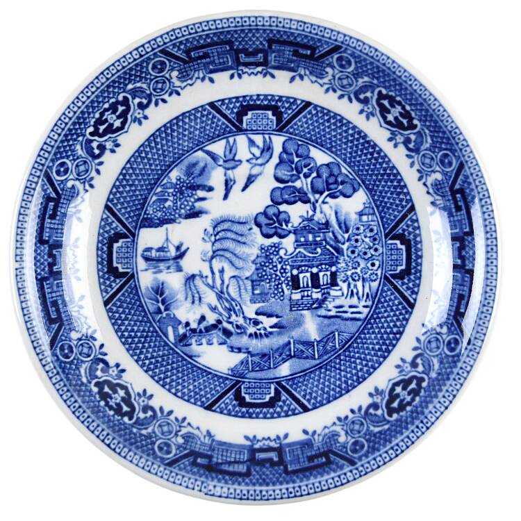 Blue Willow Blue Saucer for Demitasse Cup