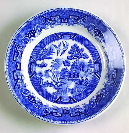 Blue Willow Blue Dessert/Pie Plate