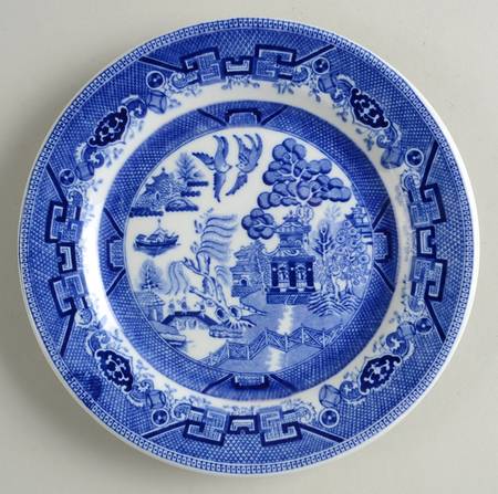 Blue Willow Blue Salad Plate