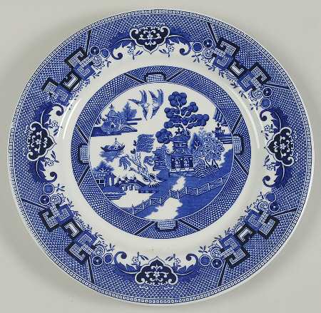 Blue Willow Blue Dinner Plate