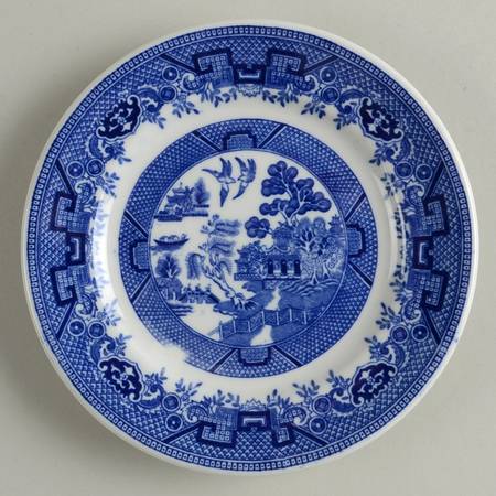 Blue Willow Blue Small Bread & Butter Plate