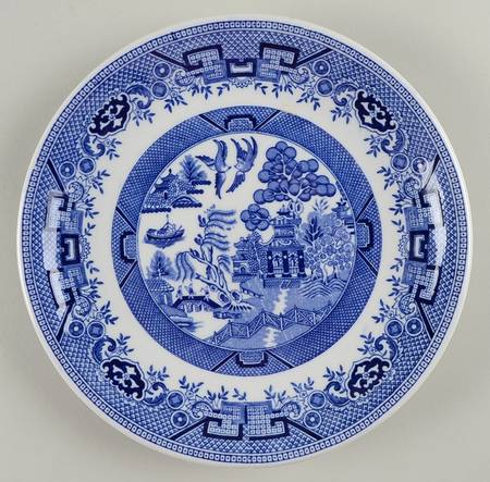 Blue Willow Blue Coupe Salad Plate