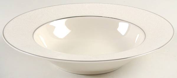 Bridal Veil Rim Soup Bowl