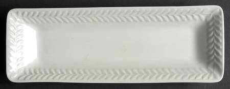 Carlton (All White, Embossed Laurel) Mint Dish