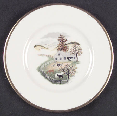 Grandma Moses Salad Plate