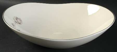 Misty Rose 10" Oval Vegetable Bowl