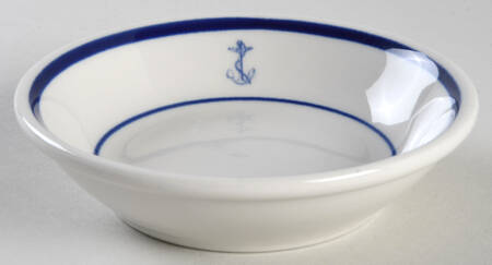 US Navy Mess Wardroom Officer Fruit/Dessert (Sauce) Bowl