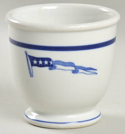 US Navy Mess Wardroom Officer Single Egg Cup