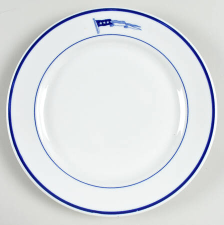 US Navy Mess Wardroom Officer Dinner Plate