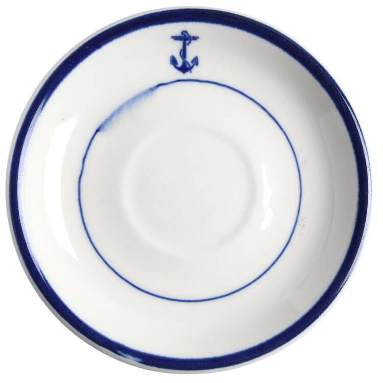 US Navy Mess Wardroom Officer Saucer for Demitasse Cup