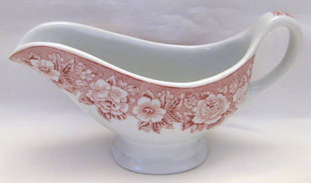 Roselyn Pink Individual Gravy Boat