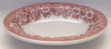 Roselyn Pink Oval Fruit/Dessert Bowl