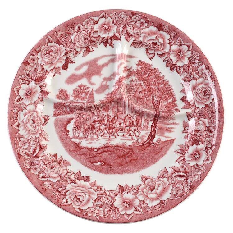 Roselyn Pink Grill Plate