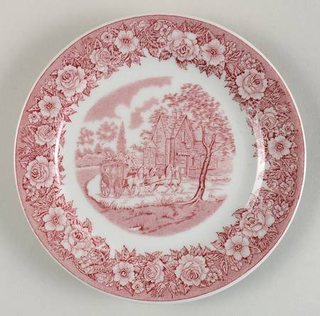 Roselyn Pink Dessert/Pie Plate