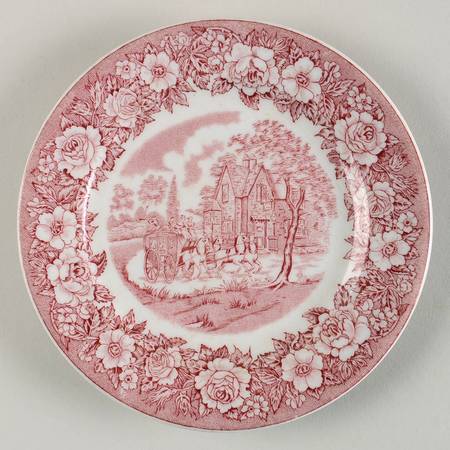 Roselyn Pink Bread & Butter Plate