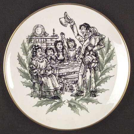A Christmas Carol Dinner Plate
