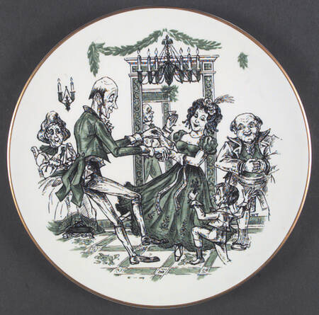 A Christmas Carol Dinner Plate