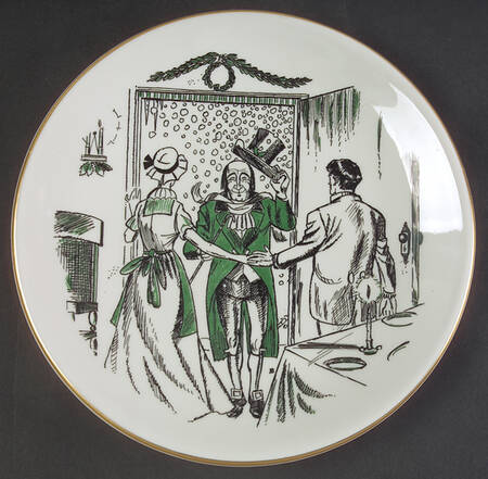 A Christmas Carol Dinner Plate