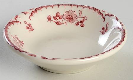 Chardon Rose Red Fruit/Dessert (Sauce) Bowl
