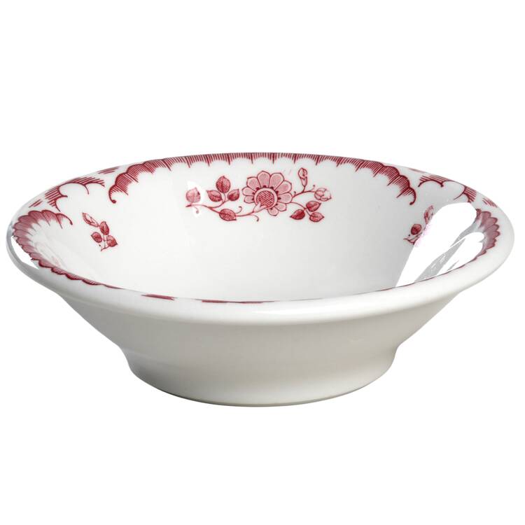 Chardon Rose Red Coupe Cereal Bowl