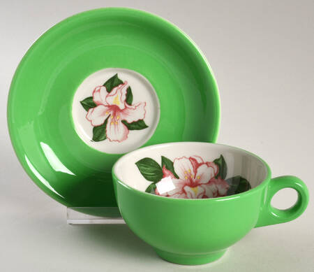 Flat Cup & Saucer Set