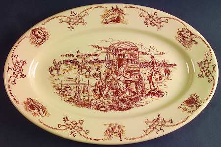 Round Up 13" Oval Serving Platter