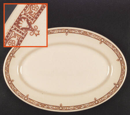 Edgemere 12" Oval Serving Platter