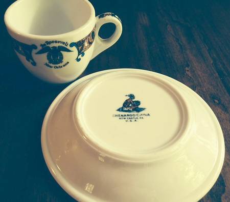 SHO64 Flat Demitasse Cup & Saucer Set
