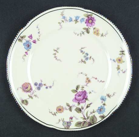 Sunnyvale Platinum (Platinum Trim) Salad Plate