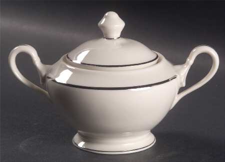 Wedding Band Sugar Bowl & Lid