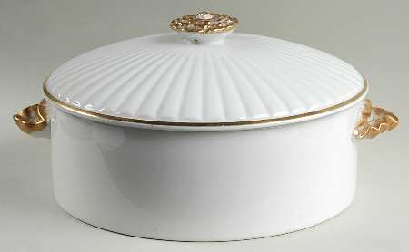 Golden Heirloom 1.5 Qt Round Covered Casserole