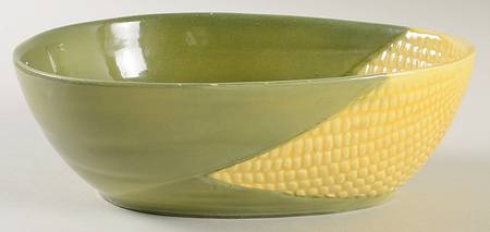 Corn King 9" Oval Vegetable Bowl