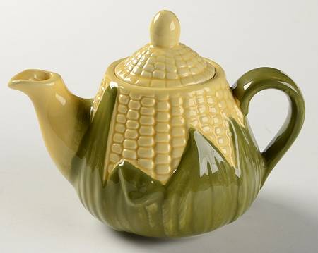 Corn King Mini Teapot & Lid
