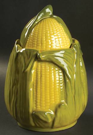 Corn King Cookie Jar & Lid
