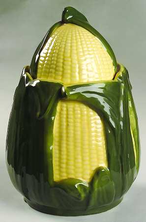 Corn Queen Cookie Jar & Lid