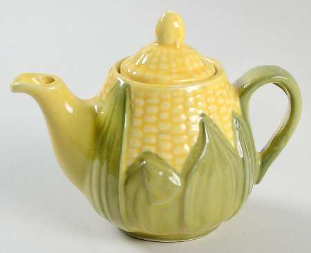 Corn Queen Mini Teapot & Lid
