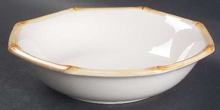 Bamboo Decorated Coupe Cereal Bowl