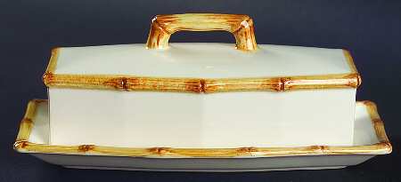 Bamboo Decorated 1/4 Lb Covered Butter