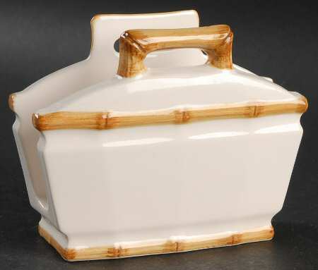 Bamboo Decorated Napkin Holder